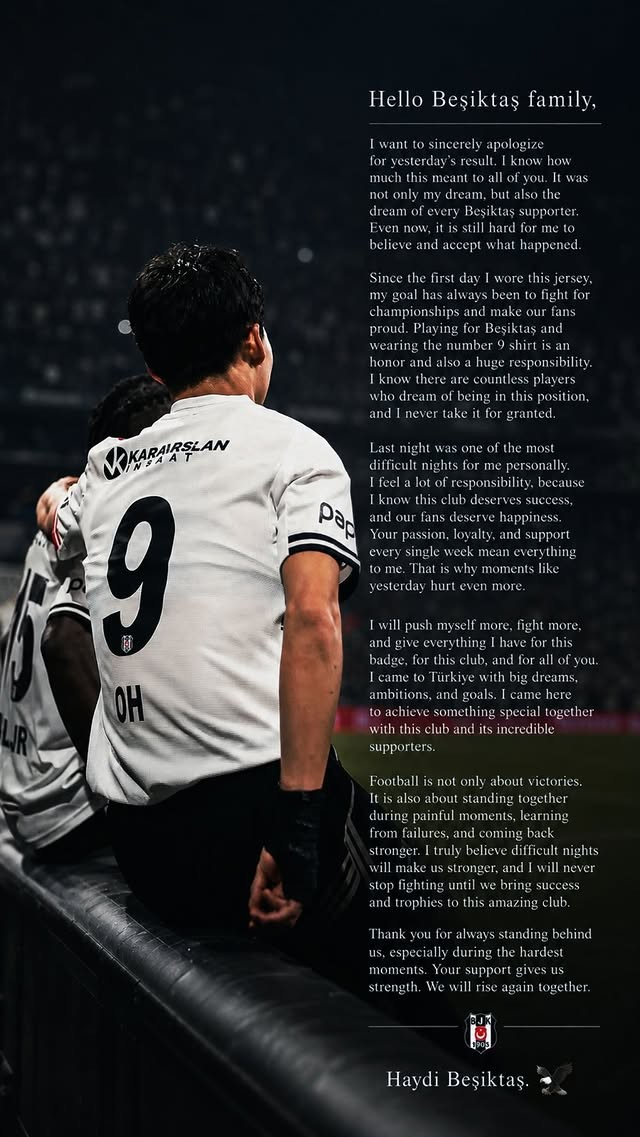 오현규의 사과문. / 사진=연합뉴스