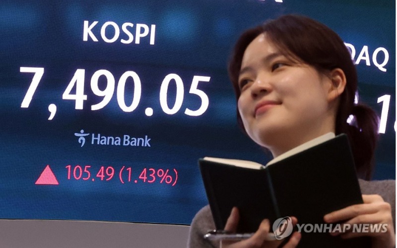 코스피지수가 7일 개인과 기관의 순매수에 힘입어 사상 최고치를 경신했지만 외국인은 무려 7조1천억원 넘게 매도로 사상 최대 규모의 순매도를 기록했다. 사진=연합뉴스