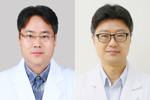 (왼쪽부터) 울산의대 서울아산병원 생화학분자생물학교실 이창환 · 미생물학교실 진준오 교수 <사진=서울아산병원 제공>
