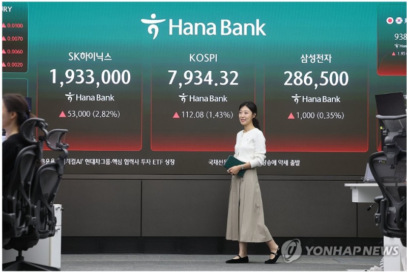 글로벌 투자은행 모건 스탠리는 지난 주 글로벌 헤지펀드 자금이 한국 일본 대만증시에 10년만에 최대규모로 몰렸다고 분석했다. 사진=연합뉴스