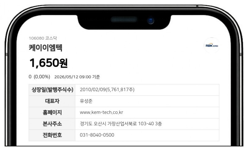 케이이엠텍 매매정지 기간 연장, 개선기간 부여로 상장폐지 심의 시점 조정