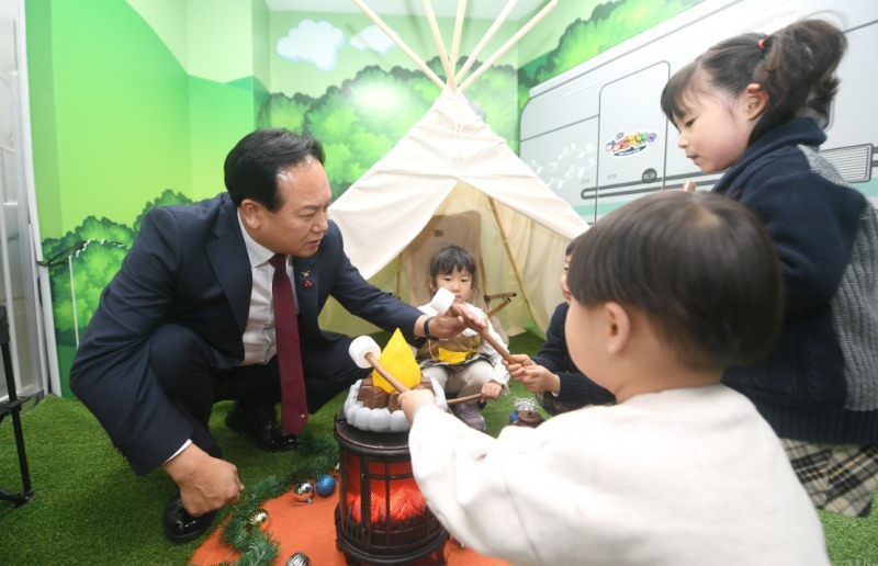 이권재 국민의힘 오산시장 후보가 세교2지구내 공공산후조리원 설립을 약속했다./선거캠프