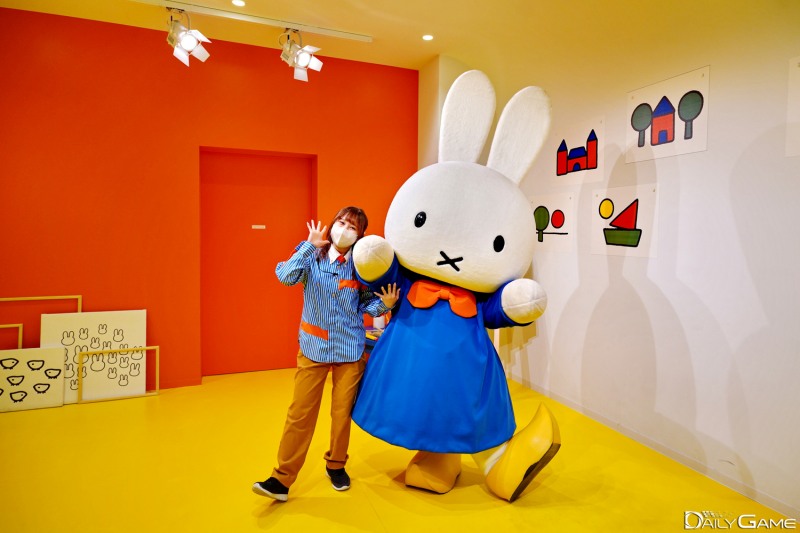 miffy와 함께 사진을 찍을 수 있는 그리팅 공간도 준비돼있다.