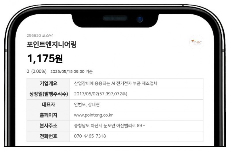 액면병합 마치고 돌아온 포인트엔지니어링, 18일 거래 재개 확정