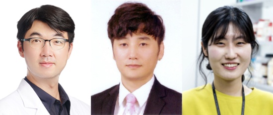 (왼쪽부터) 장우영 고려대학교 안암병원 정형외과 교수, 황장선 고려대학교 의과대학 연구교수, 류진 한국과학기술연구원(KIST) 박사 <사진=고려대학교병원 제공>