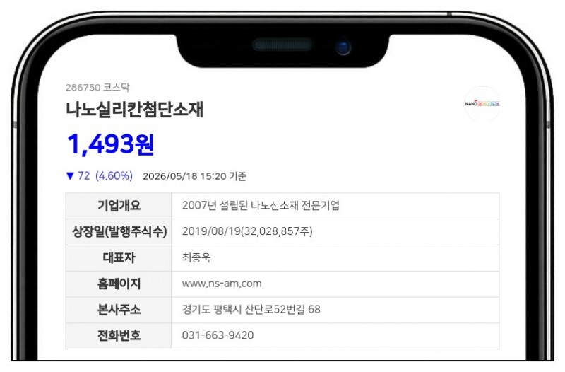 나노실리칸첨단소재 액면병합 승부수, 8월 한 달간 거래 정지 돌입