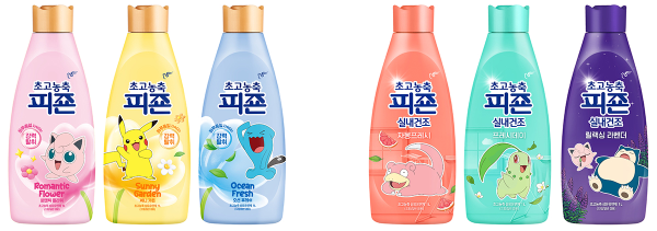 (좌측부터) 피죤 ‘초고농축피죤 오리지널’ 3종, ‘초고농축피죤 실내건조’ 3종 (사진제공=피죤)