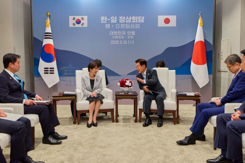 이재명 대통령과 다카이치 사나에 일본 총리가 지난 19일 경북 안동에서 정상회담을 열었다(청와대 제공)