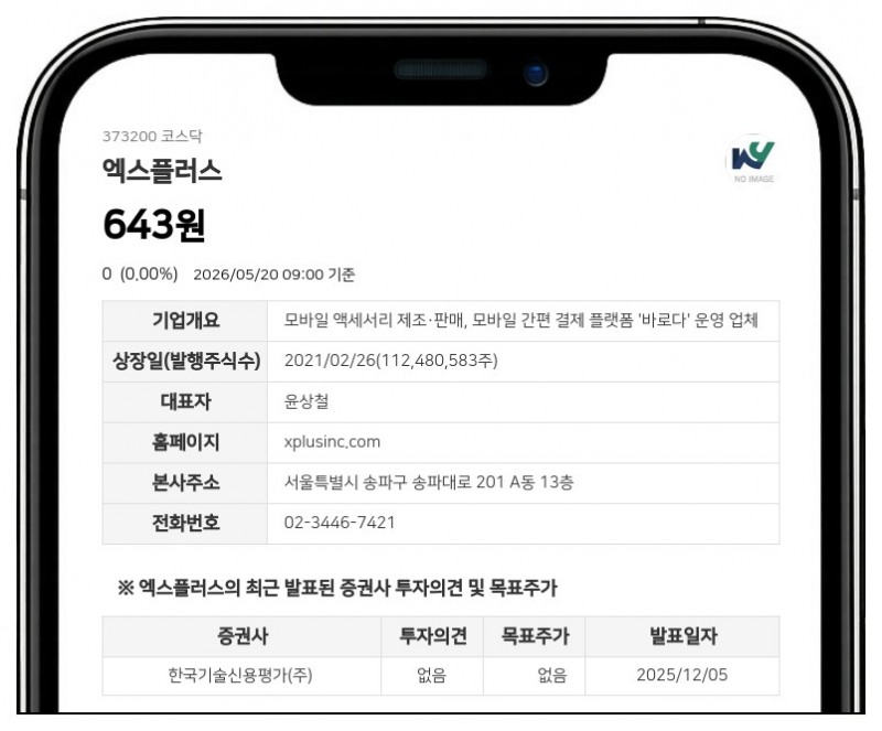 엑스플러스, 액면병합 주권 변경상장으로 21일 거래 재개...시간외매매는 제한