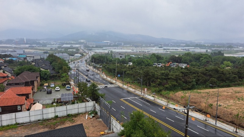 보개원삼로 전경 제공=용인시