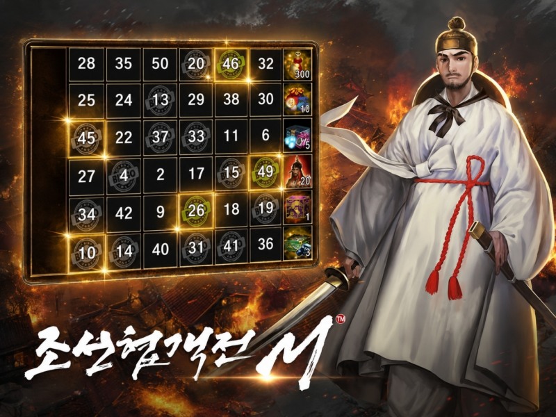 조선협객전M, 5주년 기념 빙고 인증 이벤트 진행