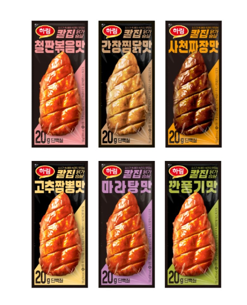 하림 ‘칼집 닭가슴살’ 6종 패키지