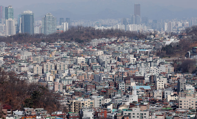 서울 시내 주택가 모습/뉴시스