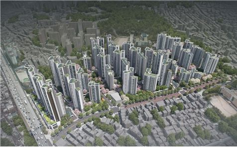 장위15구역 주택재개발사업 조감도 예시/서울시