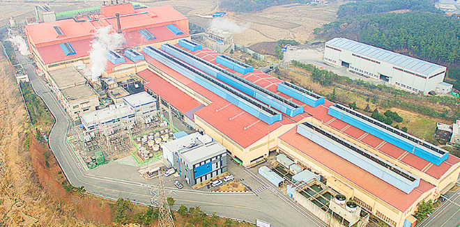 충청남도 당진군 환영철강 당진공장 전경. 사진= 환영철강