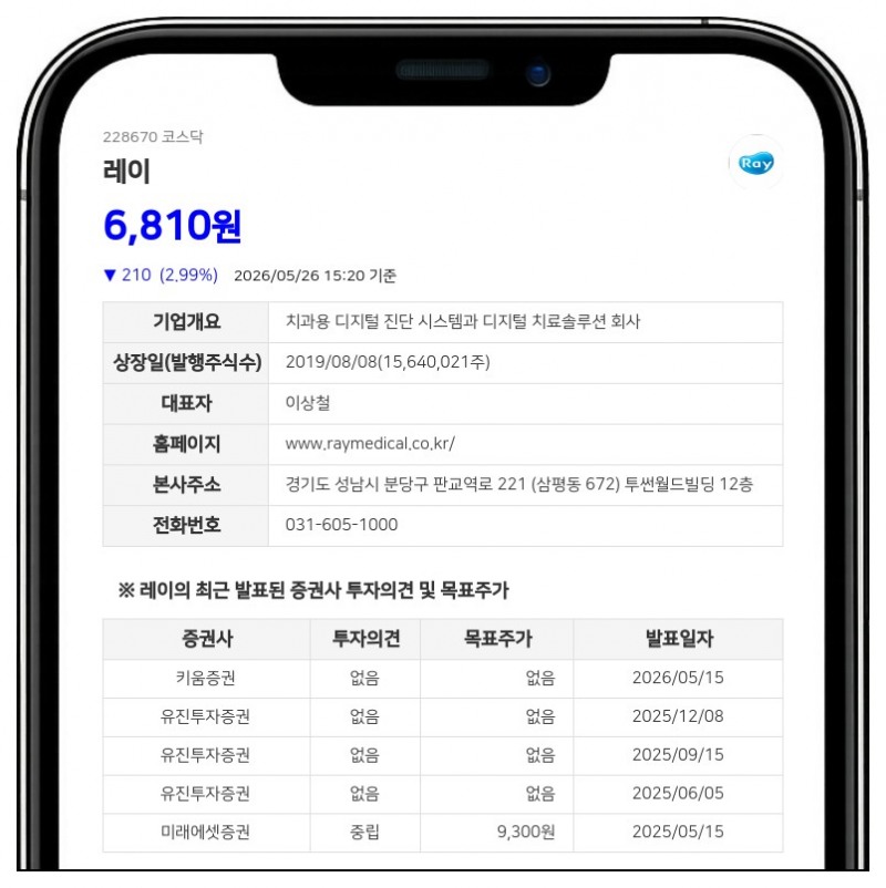 레이, 메가젠임플란트로부터 임시주총 검사인 선임 신청... 경영권 분쟁 소송 제기