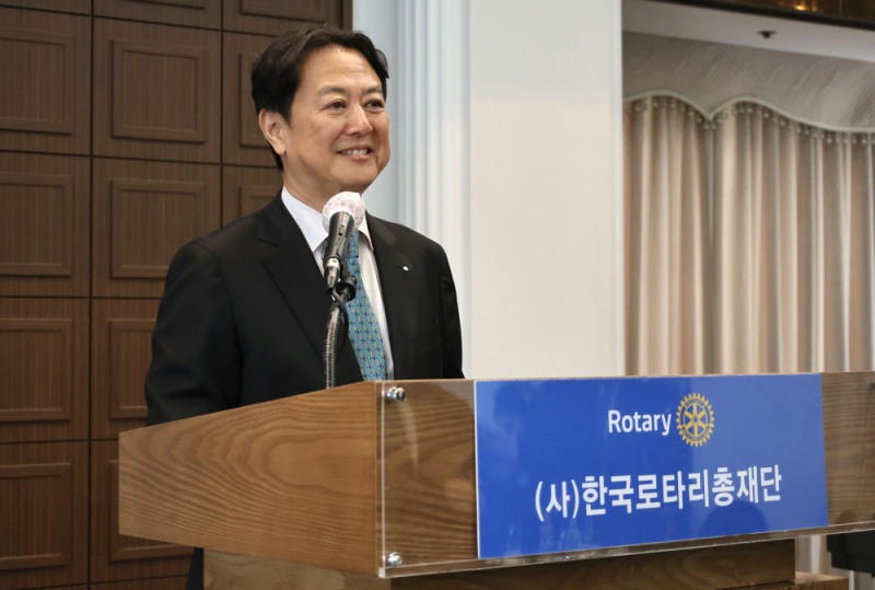 한국파파존스(주) 서창우 회장이 27일 한국로타리총재단 정기총회에서 차차기 의장으로 선출됐다./한국파파존스 제공