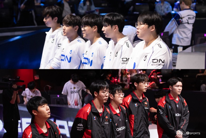DN 수퍼스(위)-농심 레드포스(아래)