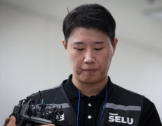 최승호 초기업노조 위원장./연합뉴스