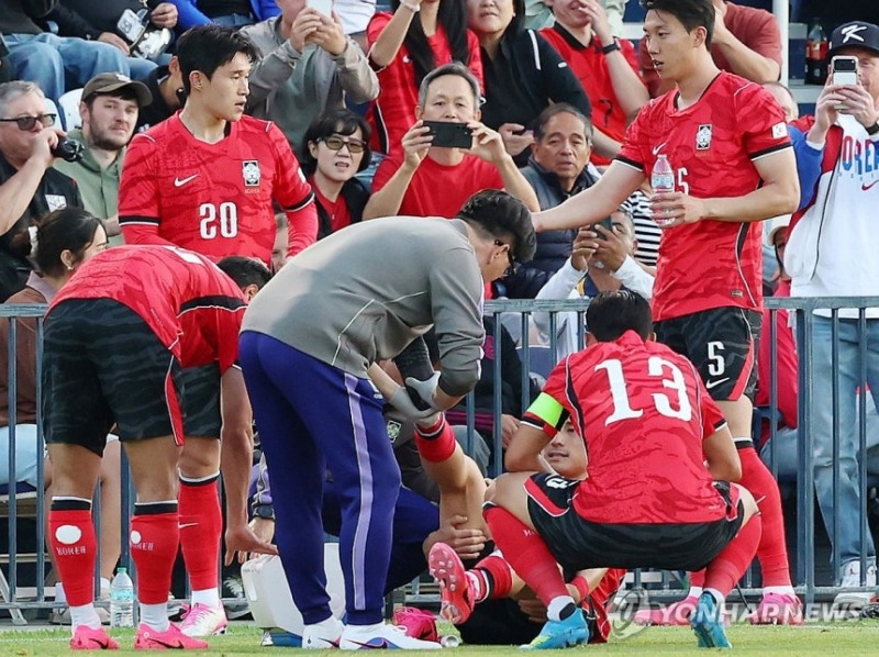 조유민 부상 / 사진=연합뉴스
