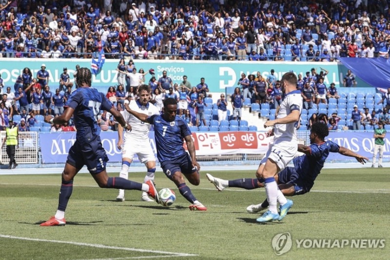카보 베르데의 선제 결승골 장면 / 사진=연합뉴스