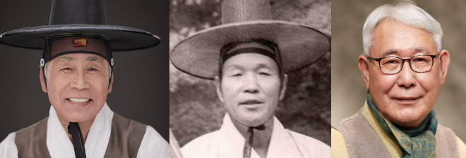 (왼쪽부터) 김일구 명창, 박봉술 명창, 최동현 교수. (사진제공=국악방송)