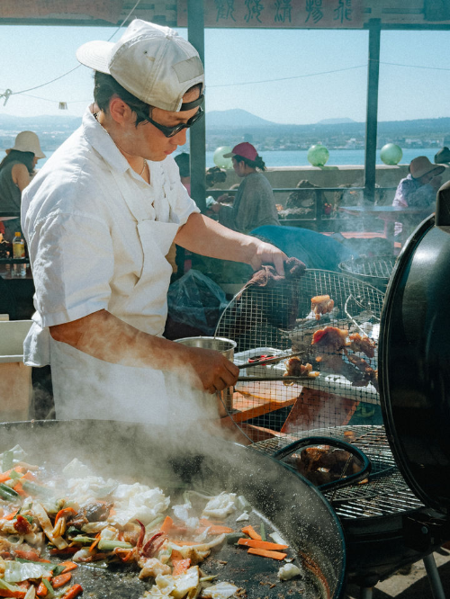 ‘맛있는 상생 on 비양’에 참여한 남준영 셰프./관광공사