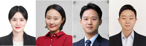 (좌측부터) 황진희 석·박사통합과정 (제1저자, 한양대학교), 김정희 교수 (공동 교신저자, 한양대학교), 박동욱 교수 (공동 교신저자, 서울시립대학교), 정예환 교수 (교신저자, 한양대학교) / (사진제공=한양대)