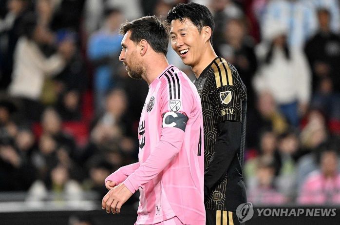 손흥민과 리오넬 메시. / 사진=연합뉴스