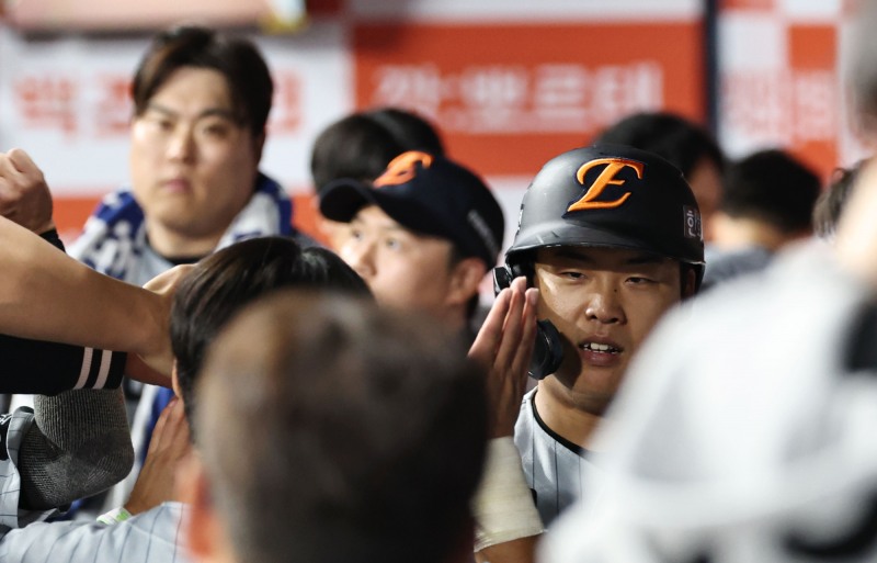 솔로 홈런 친 한화 강백호. / 사진=연합뉴스