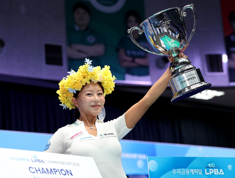 시즌 개막전에서 우승했던 김가영. / 사진=연합뉴스