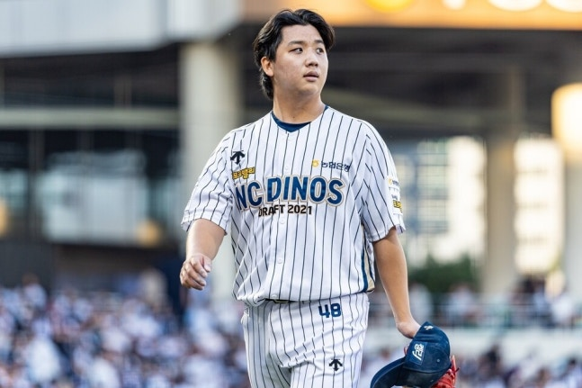 상무 입대 전 NC 이용준 / 사진=NC 다이노스 제공