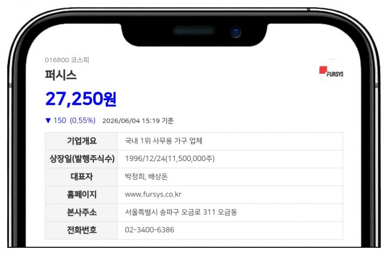 퍼시스 오너가 지분 증여 단행, 손희령 씨 지분율 1.20%로 확대