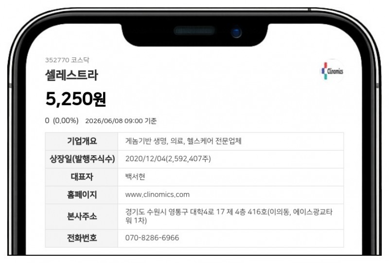 "감사의견 거절" 셀레스트라, 10일부터 정리매매 개시 후 19일 상장폐지