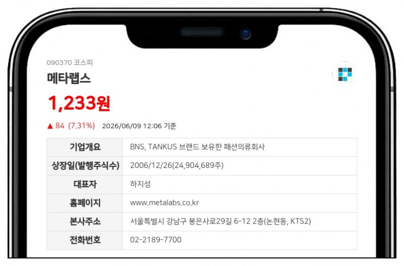 메타랩스, 액면가로 60억 자금 조달…특수관계인 메타약품 통해 메타케어 확보