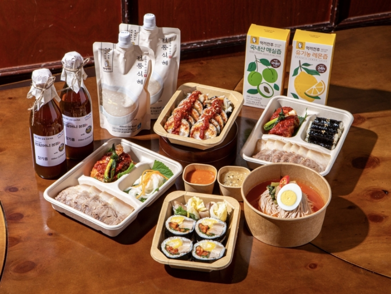 원할머니 보쌈족발X김밥대장’ 팝업 메뉴/원앤원