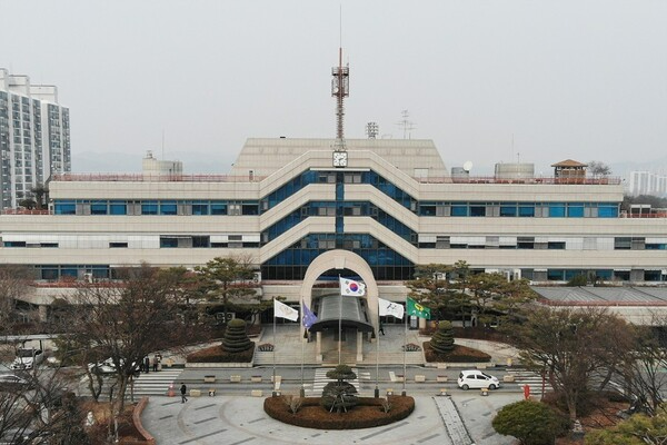 아산시청 전경