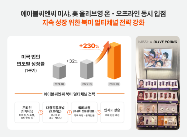 미샤, 美 올리브영 온·오프라인 동시 입점