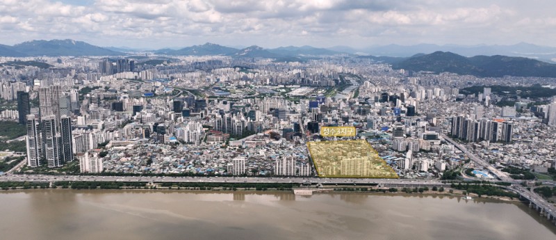 성수3지구 항공 사진