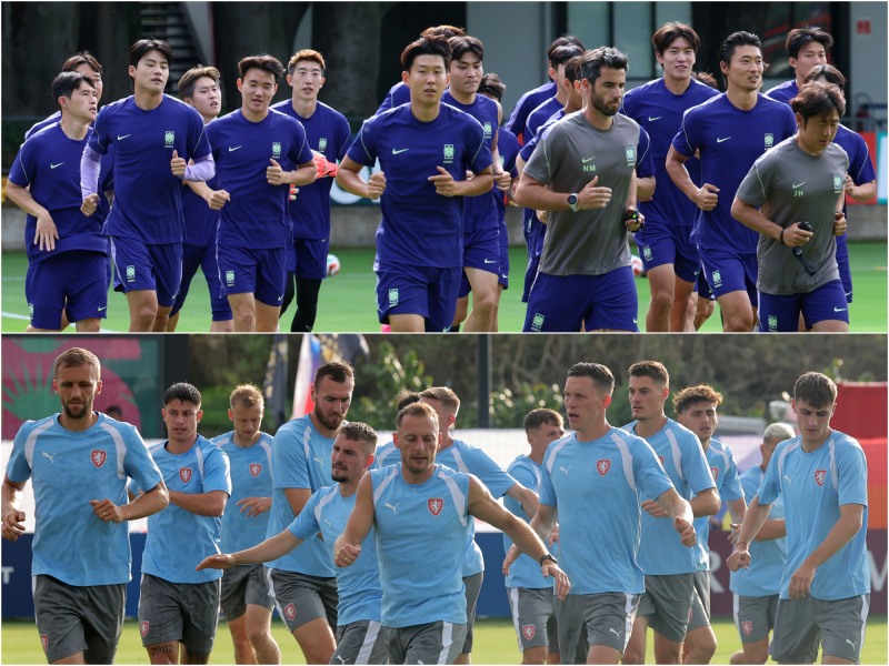 2026 북중미 월드컵, 조별리그 1차전 앞둔 한국-체코. / 사진=연합뉴스