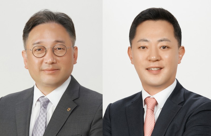 (왼쪽부터)NH투자증권차기 각자대표 체제 최종 대표이사 후보로 추천된 신재욱 부동산인프라사업부 대표와 배광수 자산관리(WM)사업부 대표./NH투자증권