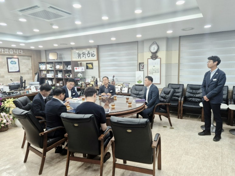북한강대교 건설사업 기본계획용역 보고회 모습. /양평군
