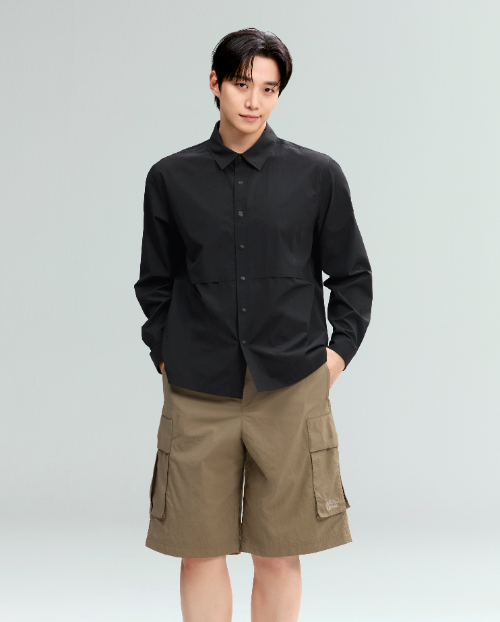 네파 ‘에코 브리즈 버뮤다 팬츠’ 착용컷_모델 이준호