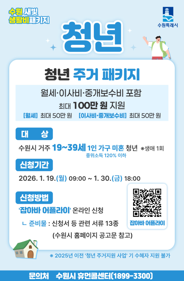 청년 주거 패키지. /수원시