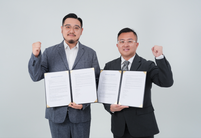 사진=(좌)하이퍼네트웍스 남득현 대표이사, (우)도어팩익스프레스 Ryan Im CEO. 제공=하이퍼네트웍스