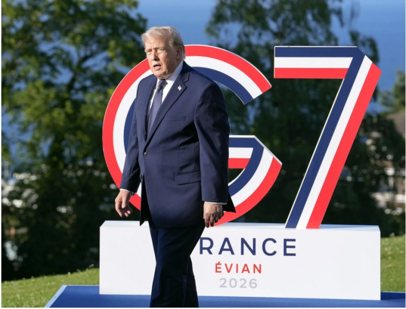 G7 정상회담 참석차 파리를 방문한 트럼프 대통령은 17일(현지시간) 美연준의 기준금리 동결 결정에 "믿기 어렸다"고 말했다. 사진=게티 이미지