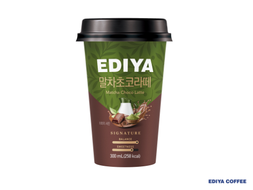 이디야커피, RTD 신제품 말차초코라떼 선봬