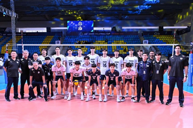 남자배구대표팀 / 사진=AVC컵 홈페이지 캡처. 연합뉴스