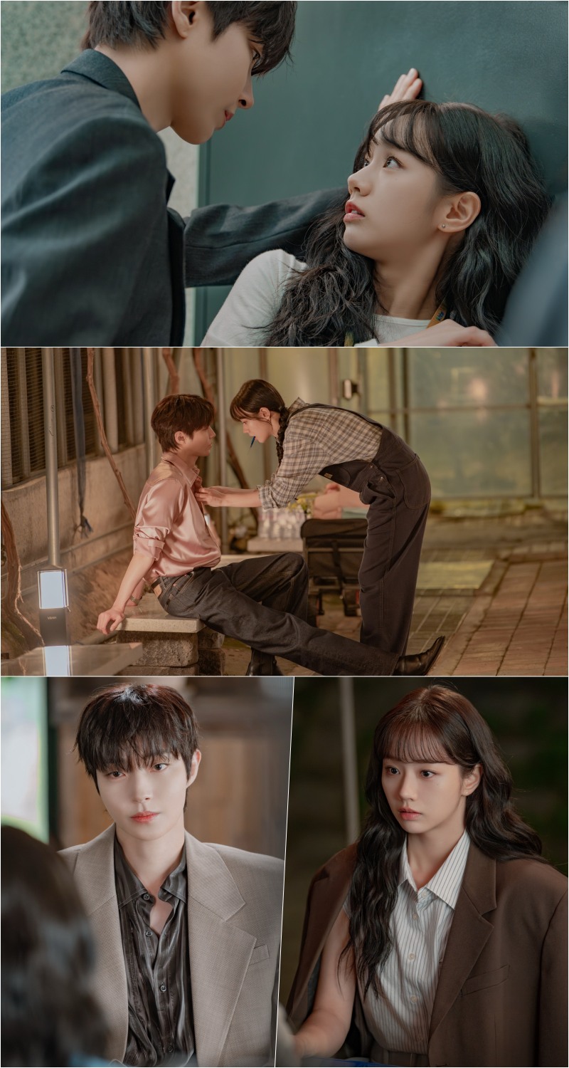 ‘그대에게 드림’ 황인엽X이혜리, 첫사랑 재회 후 현재 포착…아슬아슬 밀착 눈 맞춤