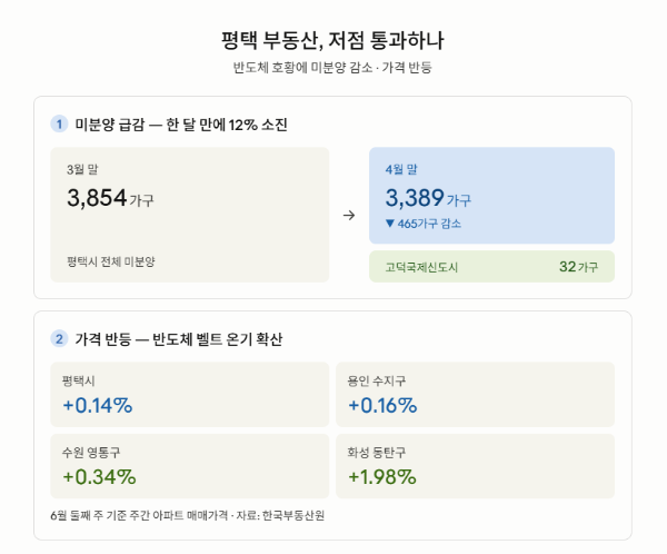 평택부동산 현황 변화 인포그래픽